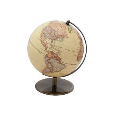 10" Antique Ocean World Globe Table Top With Bronze Plated Base New  704551414582  281677489123